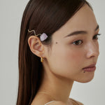 ciite' シーテ ヘアアクセサリー ワンポイントストーンヘアピン