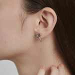 ciite' シーテ ピアス（両耳用） 【 金属アレルギー対応 】 リボンピアス サージカルステンレス (両耳用)