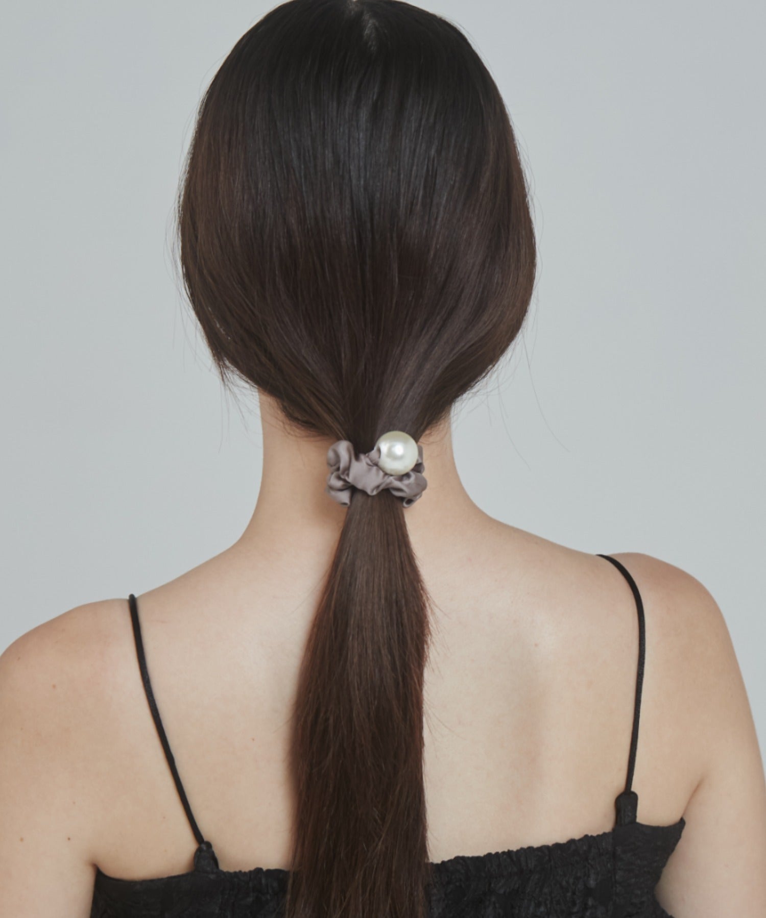 ciite' シーテ ヘアアクセサリー フレンチサテンパール シュシュ