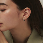 ciite' シーテ ピアス（両耳用） ドロップフープピアス / drop hoop pierce (両耳用)