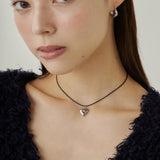 ciite' シーテ ネックレス メタルハートトップ コードチョーカー / ネックレス