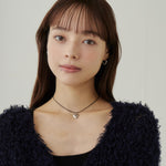 ciite' シーテ ネックレス メタルハートトップ コードチョーカー / ネックレス