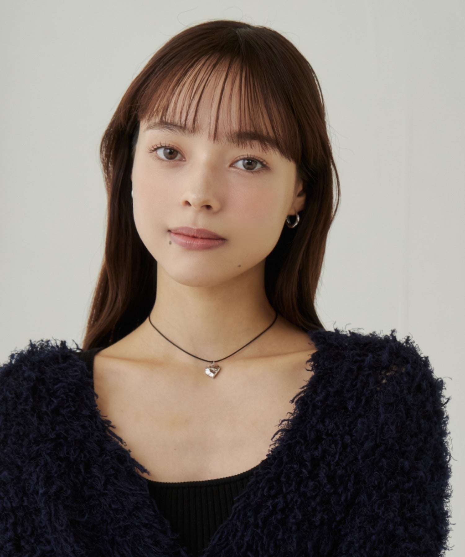 ciite' シーテ ネックレス メタルハートトップ コードチョーカー / ネックレス