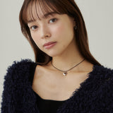 ciite' シーテ ネックレス メタルハートトップ コードチョーカー / ネックレス