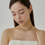 ciite' シーテ ネックレス メタルハートトップ コードチョーカー / ネックレス