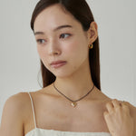 ciite' シーテ ネックレス メタルハートトップ コードチョーカー / ネックレス