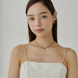 ciite' シーテ ネックレス メタルハートトップ コードチョーカー / ネックレス