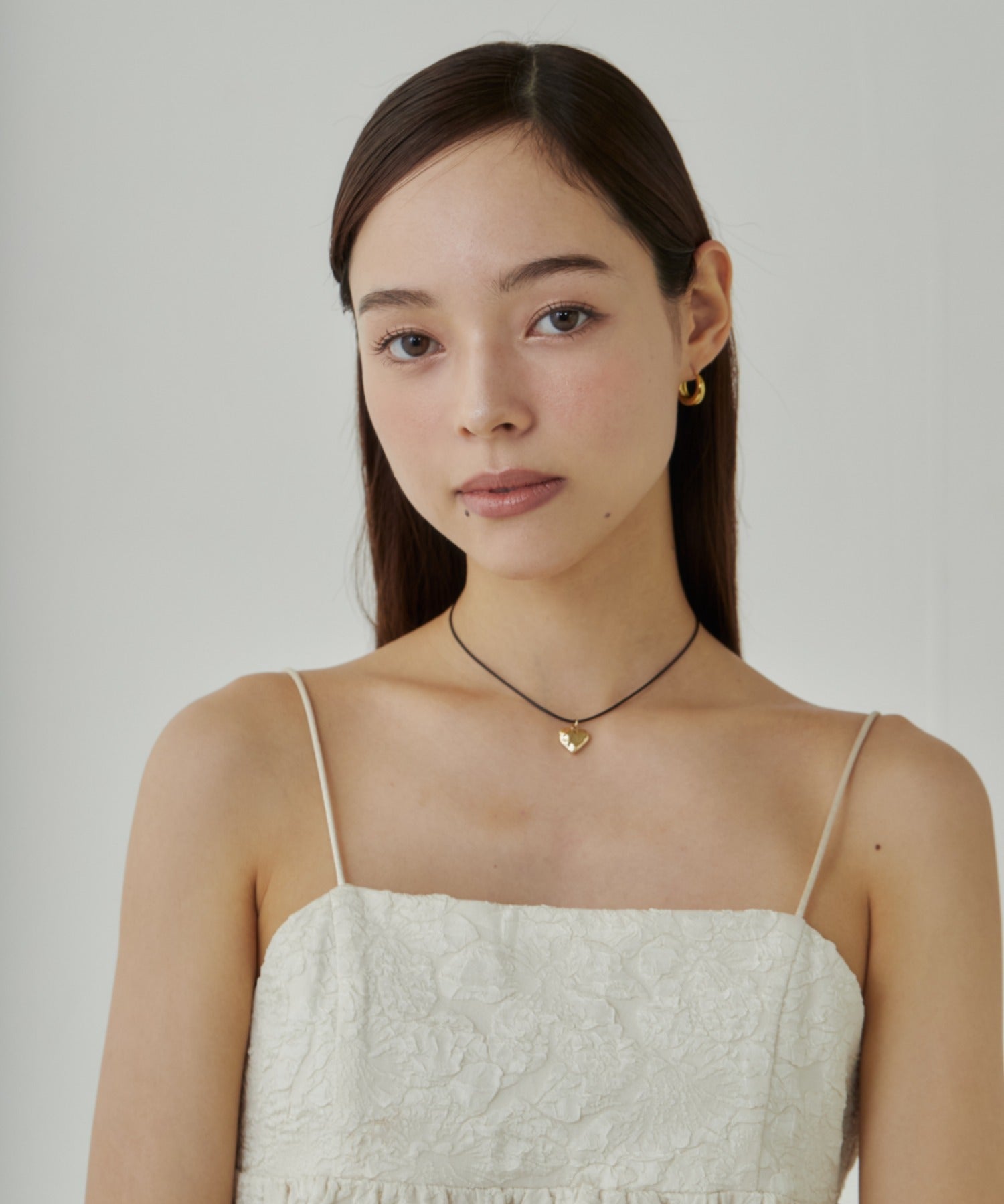 ciite' シーテ ネックレス メタルハートトップ コードチョーカー / ネックレス