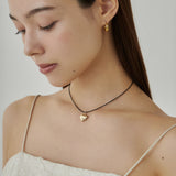 ciite' シーテ ネックレス メタルハートトップ コードチョーカー / ネックレス