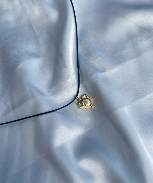 ciite' シーテ ネックレス メタルハートトップ コードチョーカー / ネックレス