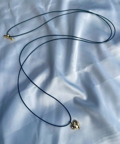 ciite' シーテ ネックレス メタルハートトップ コードチョーカー / ネックレス