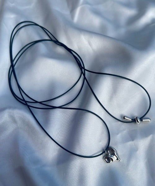 ciite' シーテ ネックレス メタルハートトップ コードチョーカー / ネックレス