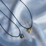 ciite' シーテ ネックレス メタルハートトップ コードチョーカー / ネックレス