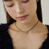 ciite' シーテ ネックレス メタルハートトップ コードチョーカー / ネックレス