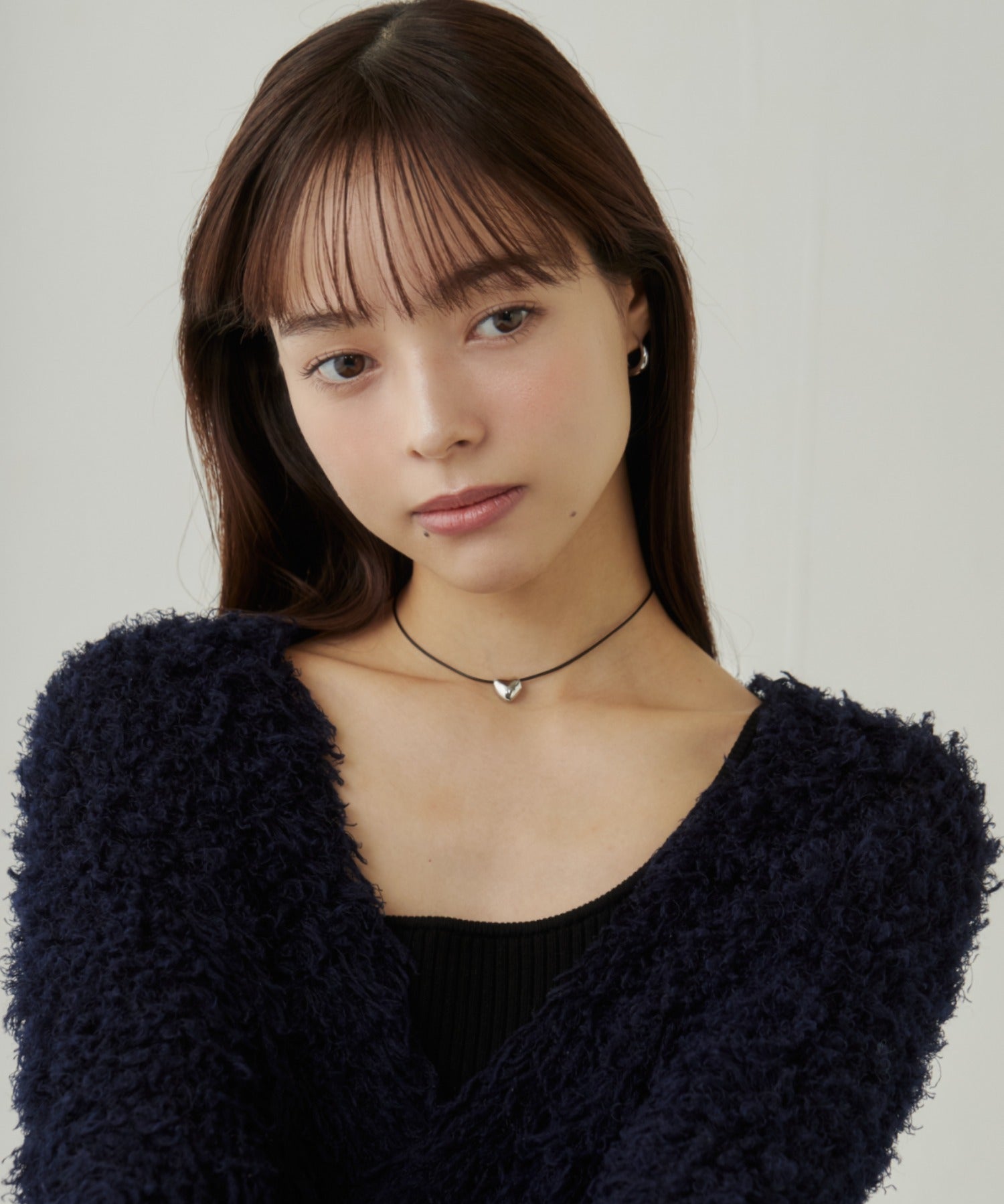 ciite' シーテ ネックレス メタルハートトップ コードチョーカー / ネックレス