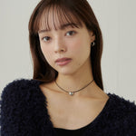 ciite' シーテ ネックレス メタルハートトップ コードチョーカー / ネックレス