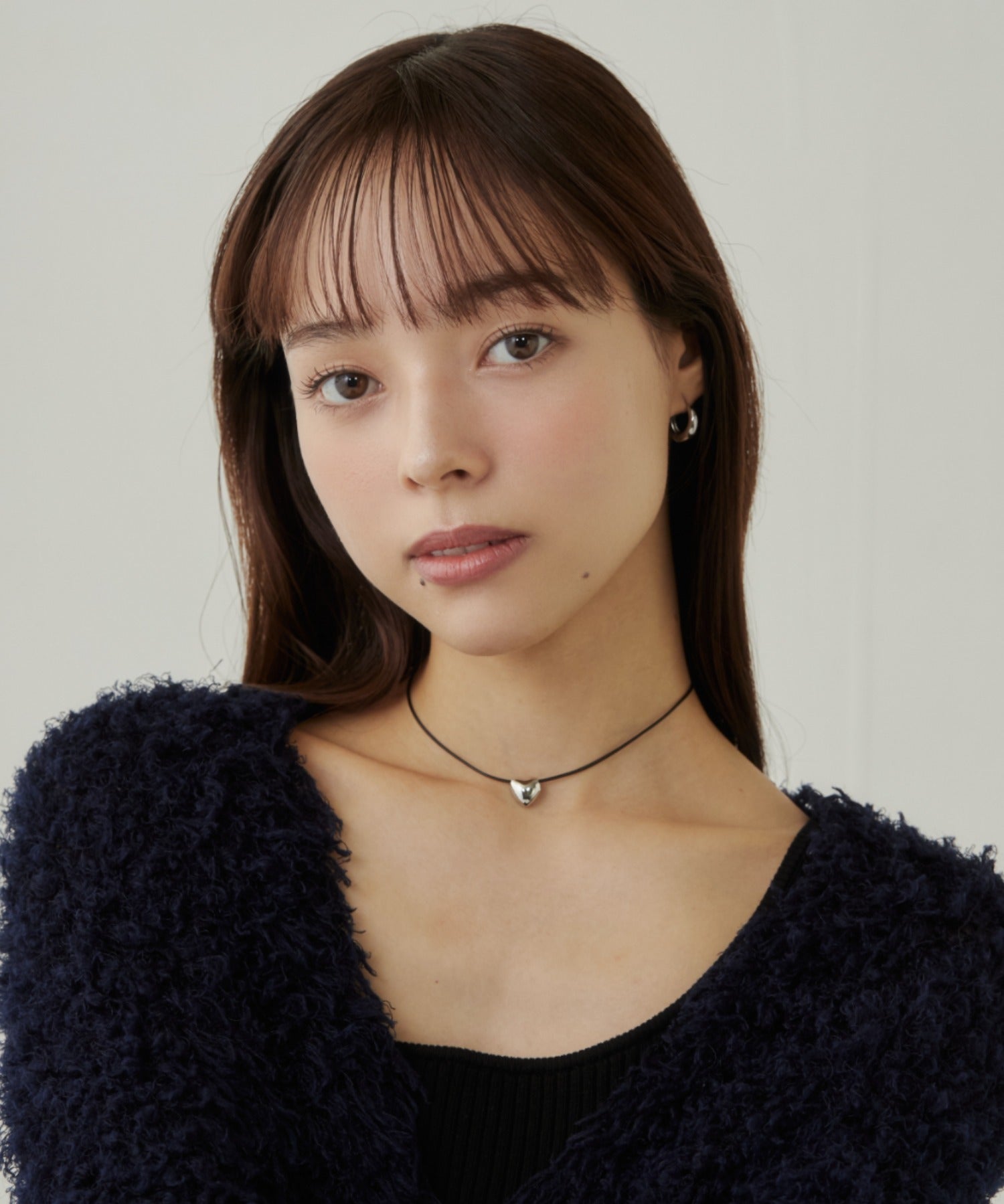 ciite' シーテ ネックレス メタルハートトップ コードチョーカー / ネックレス