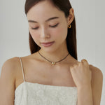 ciite' シーテ ネックレス メタルハートトップ コードチョーカー / ネックレス