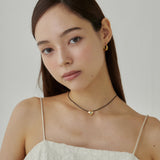 ciite' シーテ ネックレス メタルハートトップ コードチョーカー / ネックレス