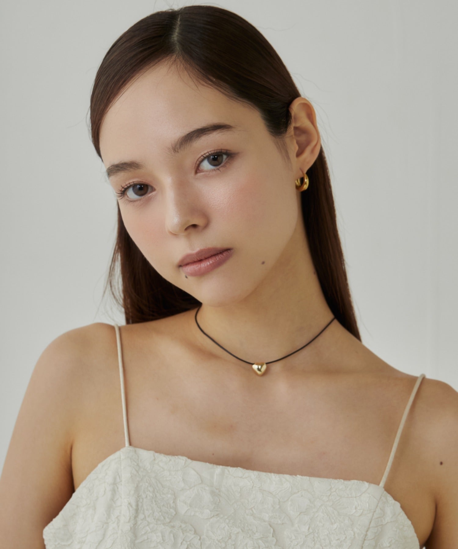 ciite' シーテ ネックレス メタルハートトップ コードチョーカー / ネックレス