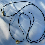 ciite' シーテ ネックレス メタルハートトップ コードチョーカー / ネックレス