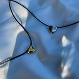 ciite' シーテ ネックレス メタルハートトップ コードチョーカー / ネックレス