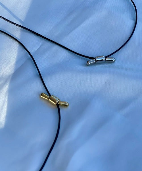 ciite' シーテ ネックレス メタルハートトップ コードチョーカー / ネックレス