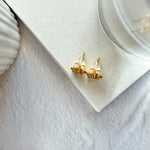 ciite' シーテ ピアス（両耳用） 【 金属アレルギー対応 】ミニフラワービジューピアス サージカルステンレス（両耳用）