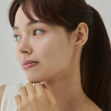 ciite' シーテ ピアス（両耳用） 【 金属アレルギー対応 】ミニフラワービジューピアス サージカルステンレス（両耳用）