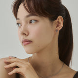 ciite' シーテ ピアス（両耳用） 【 金属アレルギー対応 】ミニフラワービジューピアス サージカルステンレス（両耳用）