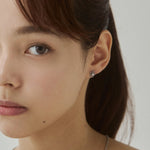 ciite' シーテ ピアス（両耳用） 【 金属アレルギー対応 】ミニフラワービジューピアス サージカルステンレス（両耳用）