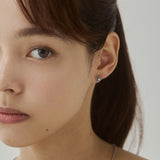 ciite' シーテ ピアス（両耳用） 【 金属アレルギー対応 】ミニフラワービジューピアス サージカルステンレス（両耳用）