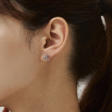 ciite' シーテ ピアス（両耳用） 【 金属アレルギー対応 】ミニフラワービジューピアス サージカルステンレス（両耳用）