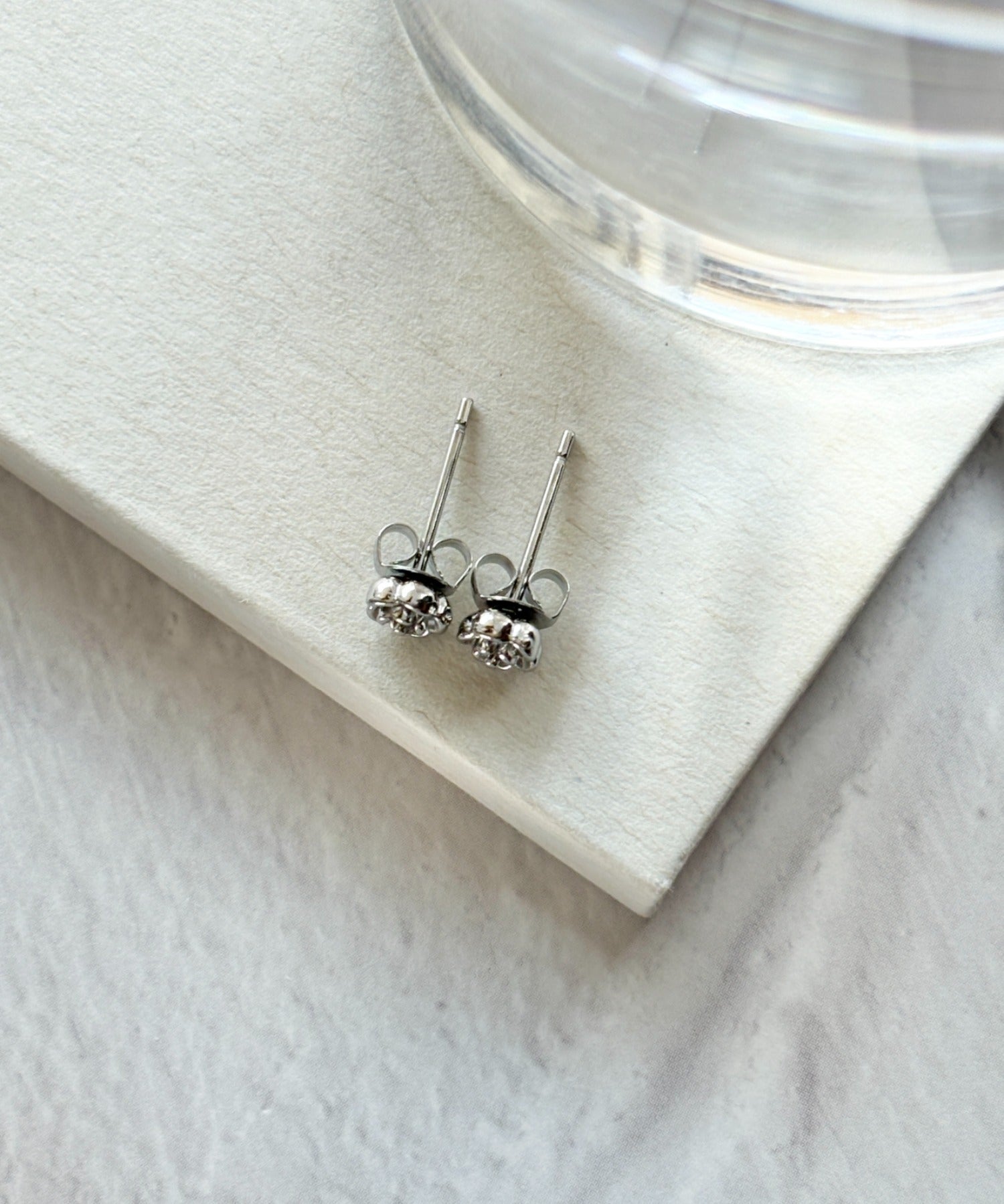 ciite' シーテ ピアス（両耳用） 【 金属アレルギー対応 】ミニローズ ピアス サージカルステンレス（両耳用）