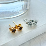 ciite' シーテ ピアス（両耳用） 【 金属アレルギー対応 】ミニローズ ピアス サージカルステンレス（両耳用）