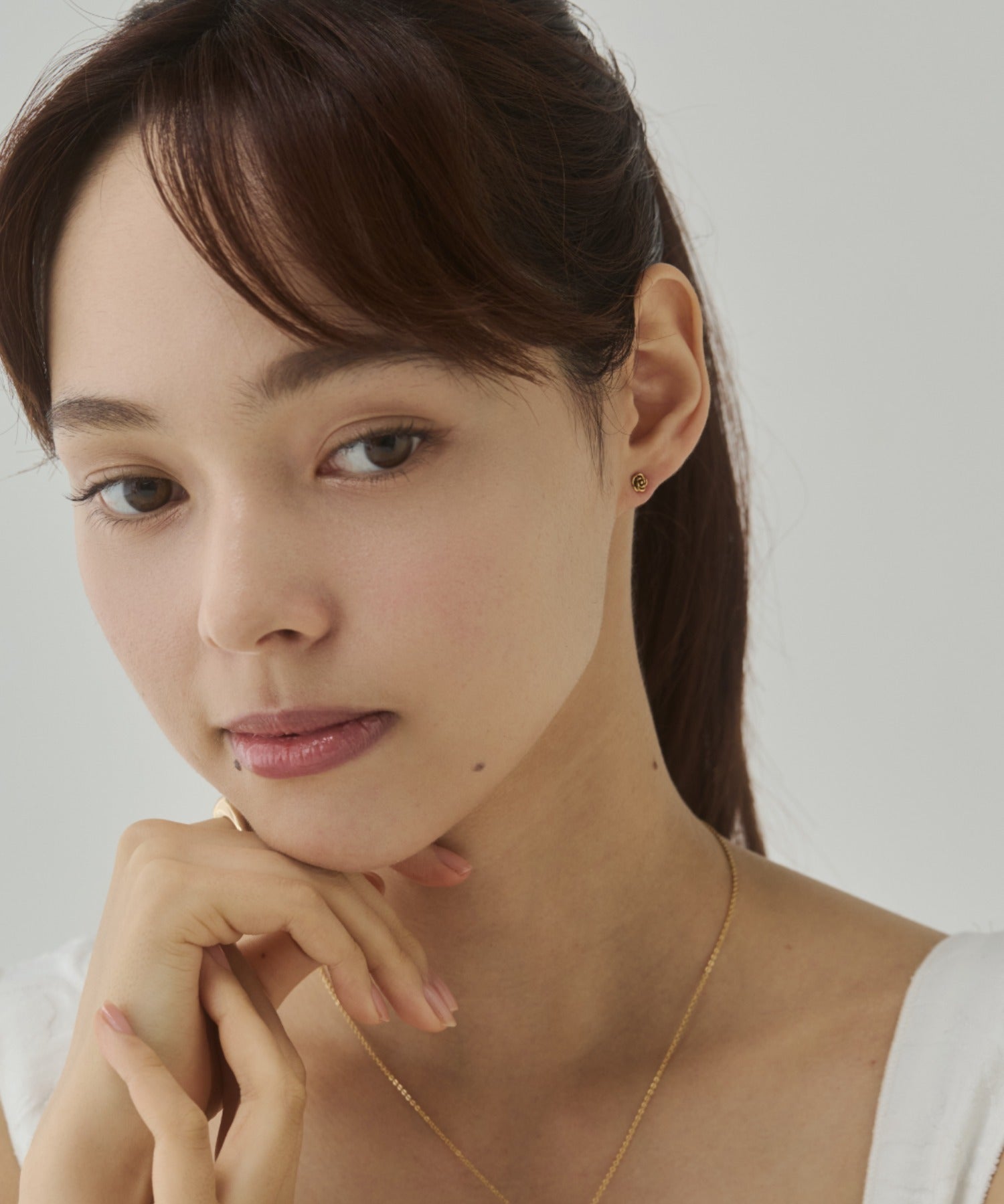 ciite' シーテ ピアス（両耳用） 【 金属アレルギー対応 】ミニローズ ピアス サージカルステンレス（両耳用）