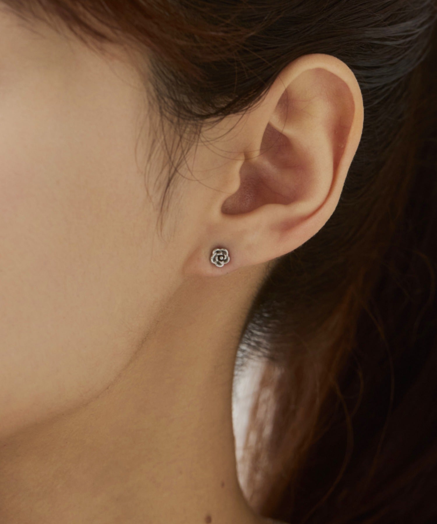 ciite' シーテ ピアス（両耳用） 【 金属アレルギー対応 】ミニローズ ピアス サージカルステンレス（両耳用）