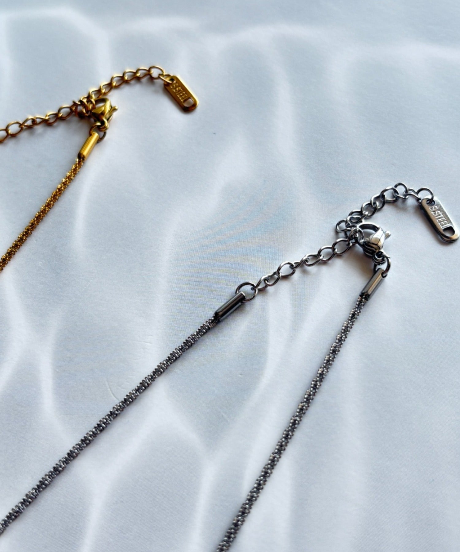 ciite' シーテ ネックレス 【 金属アレルギー対応 】グリッターチェーンネックレス サージカルステンレス