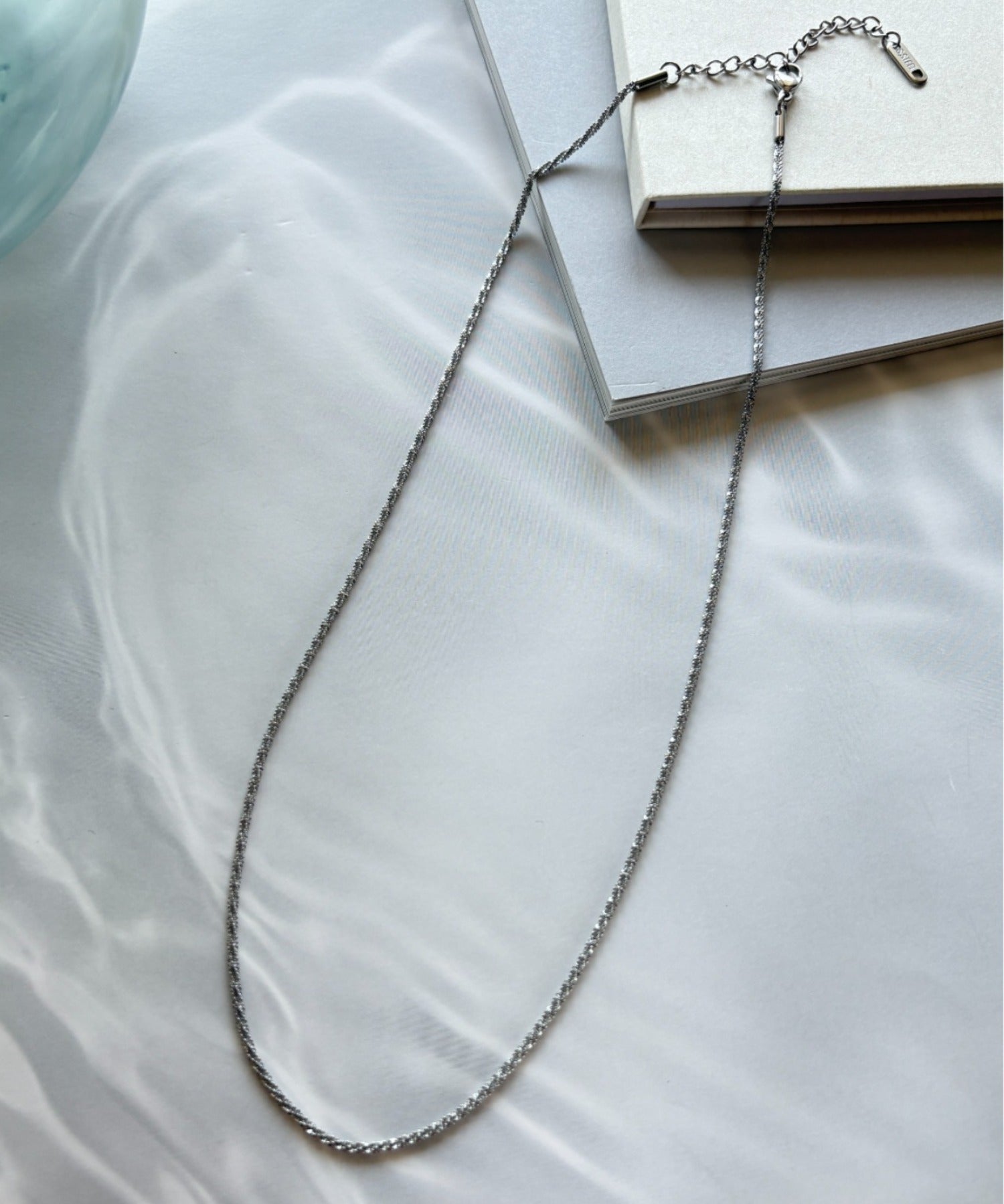 ciite' シーテ ネックレス 【 金属アレルギー対応 】グリッターチェーンネックレス サージカルステンレス