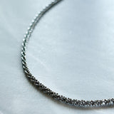 ciite' シーテ ネックレス 【 金属アレルギー対応 】グリッターチェーンネックレス サージカルステンレス