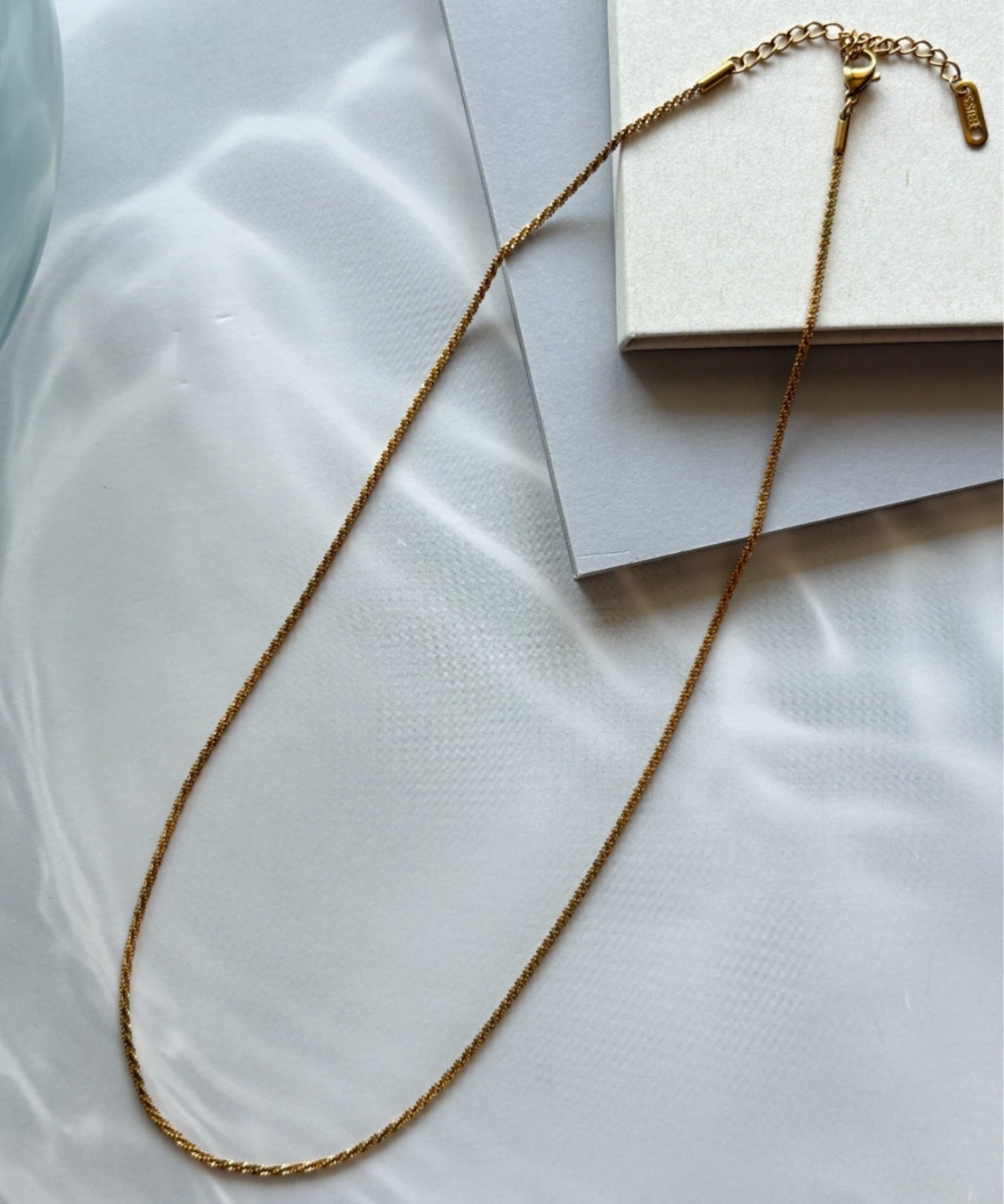 ciite' シーテ ネックレス 【 金属アレルギー対応 】グリッターチェーンネックレス サージカルステンレス