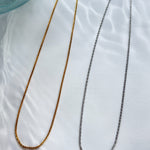 ciite' シーテ ネックレス 【 金属アレルギー対応 】グリッターチェーンネックレス サージカルステンレス