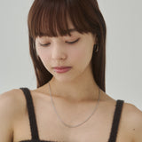 ciite' シーテ ネックレス 【 金属アレルギー対応 】グリッターチェーンネックレス サージカルステンレス