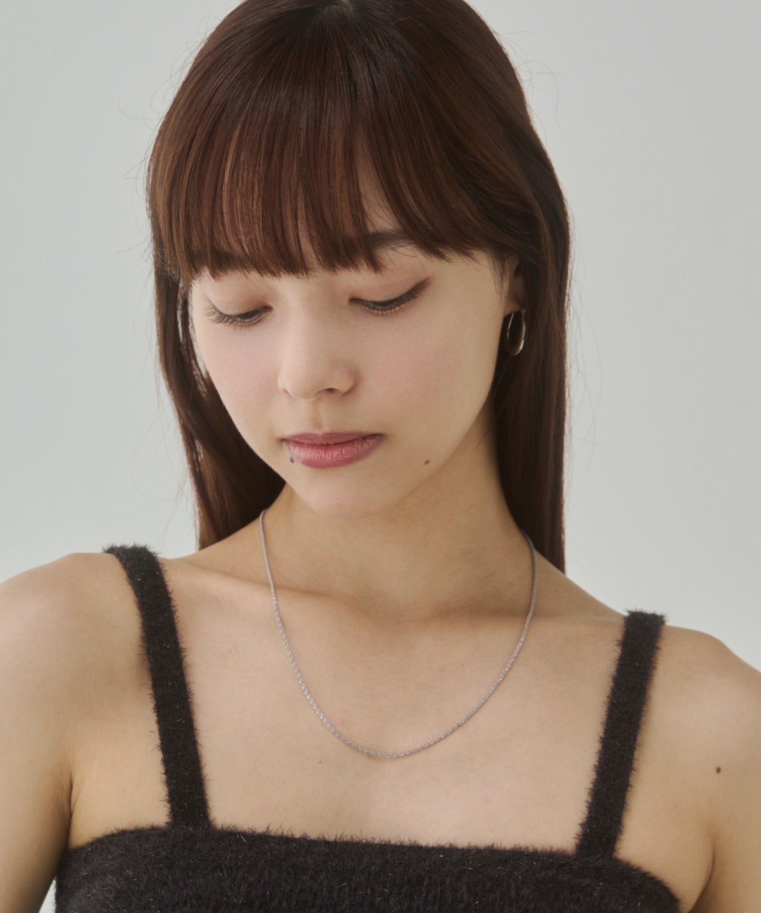 ciite' シーテ ネックレス 【 金属アレルギー対応 】グリッターチェーンネックレス サージカルステンレス