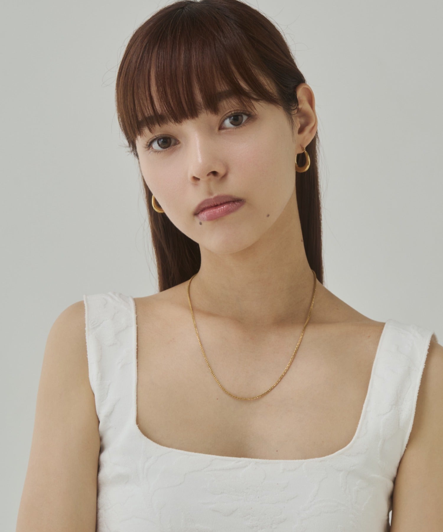 ciite' シーテ ネックレス 【 金属アレルギー対応 】グリッターチェーンネックレス サージカルステンレス