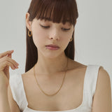 ciite' シーテ ネックレス 【 金属アレルギー対応 】グリッターチェーンネックレス サージカルステンレス