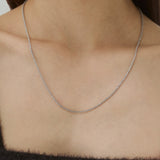 ciite' シーテ ネックレス 【 金属アレルギー対応 】グリッターチェーンネックレス サージカルステンレス