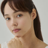 ciite' シーテ ピアス（両耳用） 【 金属アレルギー対応 】デイジーフラワー ミニピアス サージカルステンレス（両耳用）