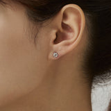 ciite' シーテ ピアス（両耳用） 【 金属アレルギー対応 】デイジーフラワー ミニピアス サージカルステンレス（両耳用）