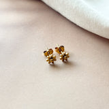 ciite' シーテ ピアス（両耳用） 【 金属アレルギー対応 】デイジーフラワー ミニピアス サージカルステンレス（両耳用）